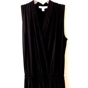 Michael Kors Black Sleeveless Jumpsuit Size S